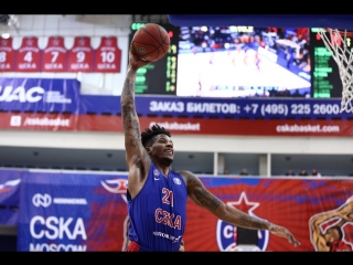 Данк Уилла Клайберна в матче Локомотив - ЦСКА