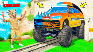 GTA 5 - НАШЁЛ ЛАМБУ УРУС НА БОЛЬШИХ КОЛЁСАХ ! - БИТВА АВТОУГОНЩИКОВ В ГТА 5 ОНЛАЙН